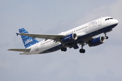 Airbus A320 (N655JB) Blue 100