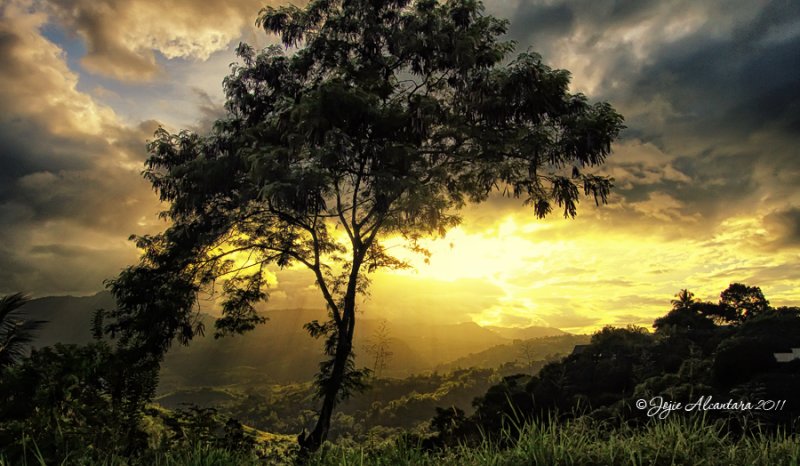 Sunset over the Valley