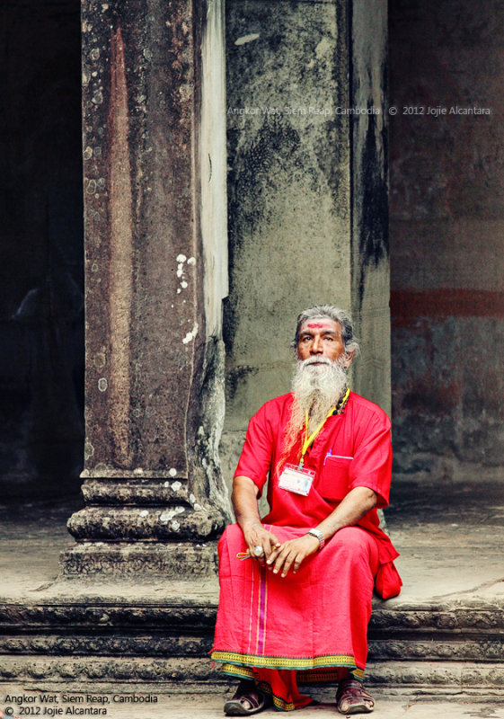 Angkor Wat visitor