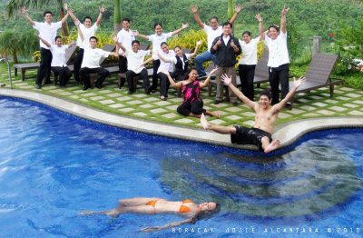 The fun and warm staff of Hotel Soffia Boracay
