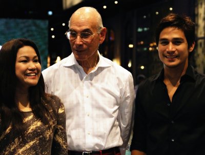 Me with Don Jaime Zobel and Piolo Pascual