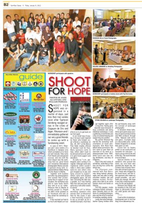 Shoot for Hope workshop