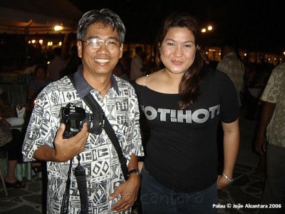 Me and photographer George Tapan