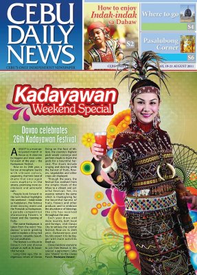 Kadayawan in Cebu Daily News (2011)