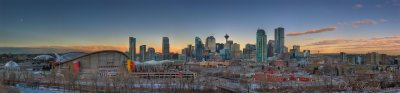 Calgary Skyline, 14 Jan 2012