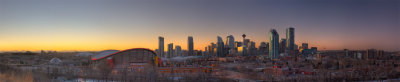 Calgary after sunset