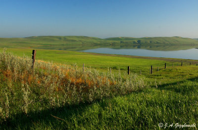 prairie lake, nw North Dakota