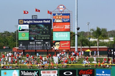 March 17, 2011 - Phillies vs Blue Jays at Brighthouse Field in Clearwater