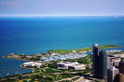 Northerly Island (Meigs Field) from Sears Tower.jpg