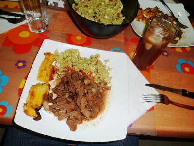 Homecooked Beef, Couscous, and Plantains.jpg