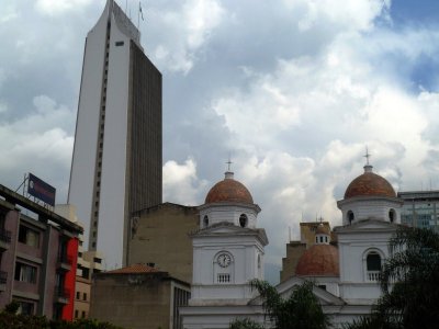 La Candelaria and  Torre Coltejer - Medellin.jpg
