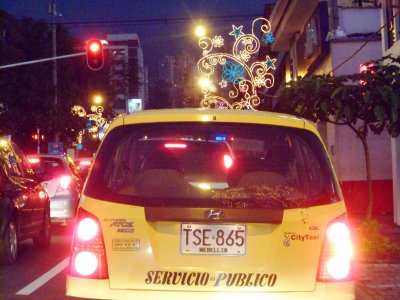 Medellin Taxi and Lights.jpg