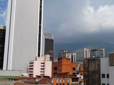 Torre del Caf and Torre Coltejer - Medellin.jpg