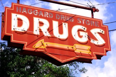 Antique Haggard Drug Store Sign - Clarksdale.jpg