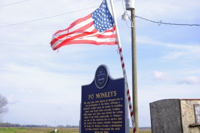 Po' Monkey's Plaque and Flag - Cleveland.jpg