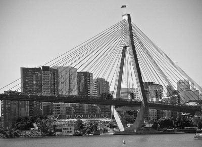 ANZAC Bridge Monochrome