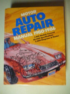 1980 - 1986 Motor Auto Repair Manual - $8.00 - Hard Bound Book approx. 2 1/8 thick