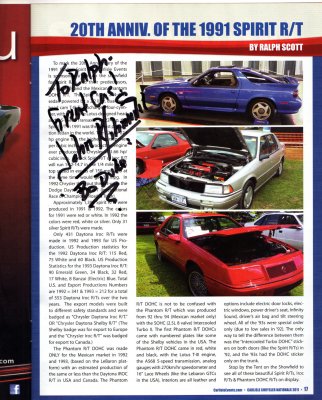 John Schneider Autograph in Carlisle Program