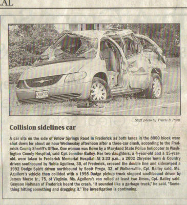 Accident News Post (the OTHER Vehicle)