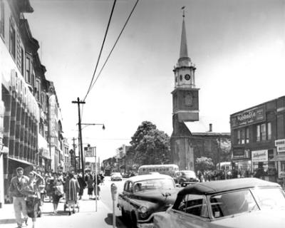 Flatbush Ave. looking south toward Church Ave. (1953)