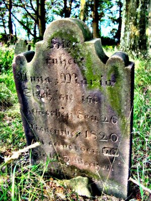 old grave marker