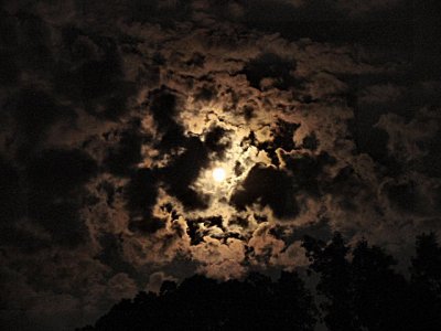 clouds over moon
