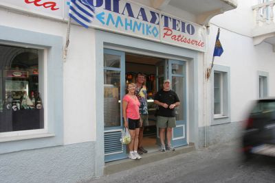 Stop for baklava and other goodies