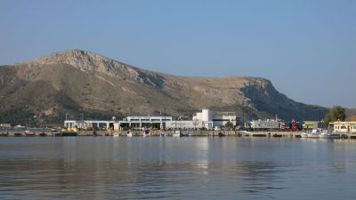 The ferry terminal