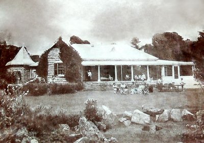 The Original Farmhouse Before the Fire