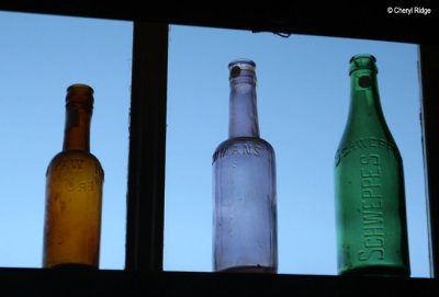 7695- Bottles for sale, Silverton Cafe