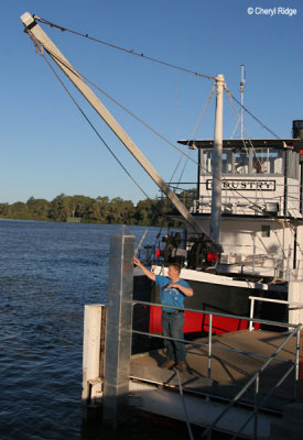 8118b- 1956 floodmark at Renmark