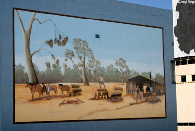 8539- Town of Rainbow  - mural