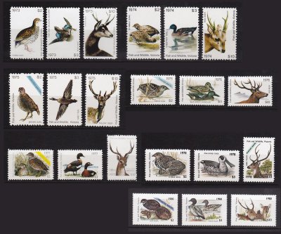 Fish and Wildlife Victoria stamps
