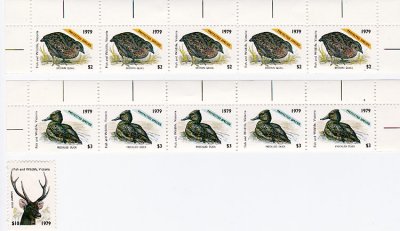 Fish and Wildlife Victoria stamps 1979