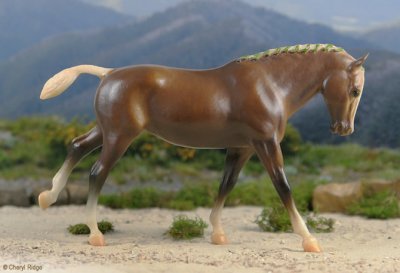 Breyer Cantering Welsh Pony CWP Small World special run 1988