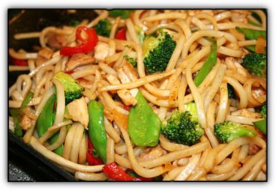 chicken and vegetable stir fry