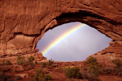 north window rainbow