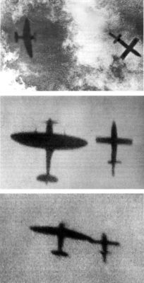 Spitfire tipping-off a V1