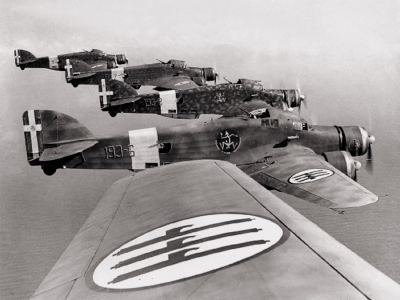 Italian 303 Bombers over N Africa