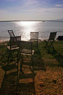 Even chairs is enjoying the scenery