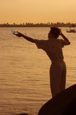 Throwing the baits