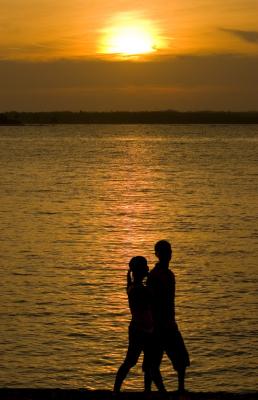Romantic sunset