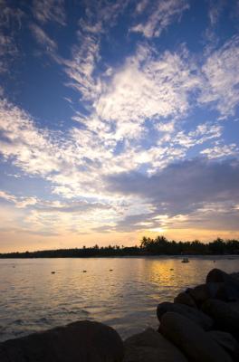 Sunset view at Kalianda beach 2