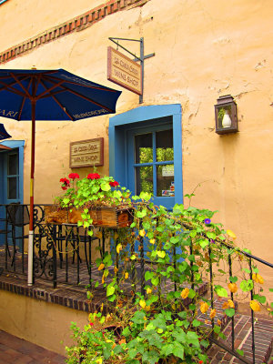 Santa Fe Blue Doorway