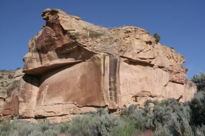 A Sego Canyon Petroglyph Site