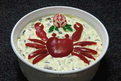 Crab salad ...