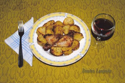 Chicken   with  Potatoes  ...