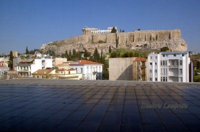 View  of  the  sacred  rock  of  Acropolis ...