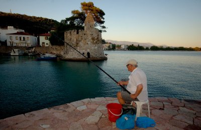 FISHERMAN  IN  NAFPAKTOS ...