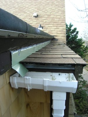 Close up showing fix.